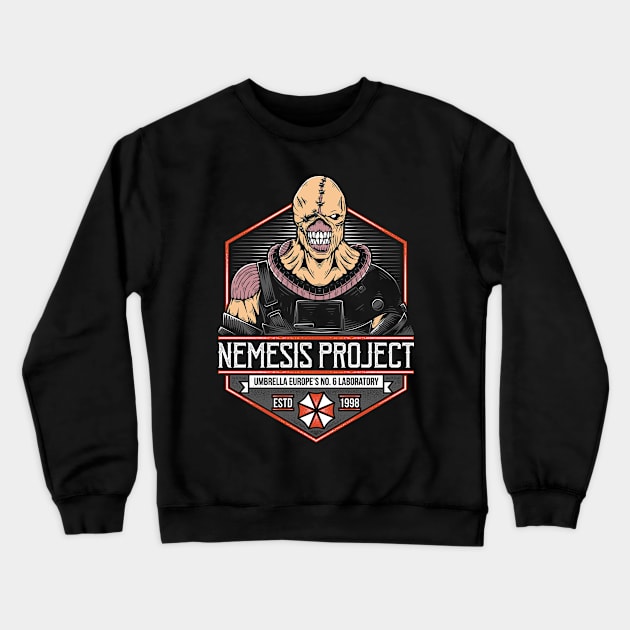 Nemesis Crewneck Sweatshirt by Alundrart